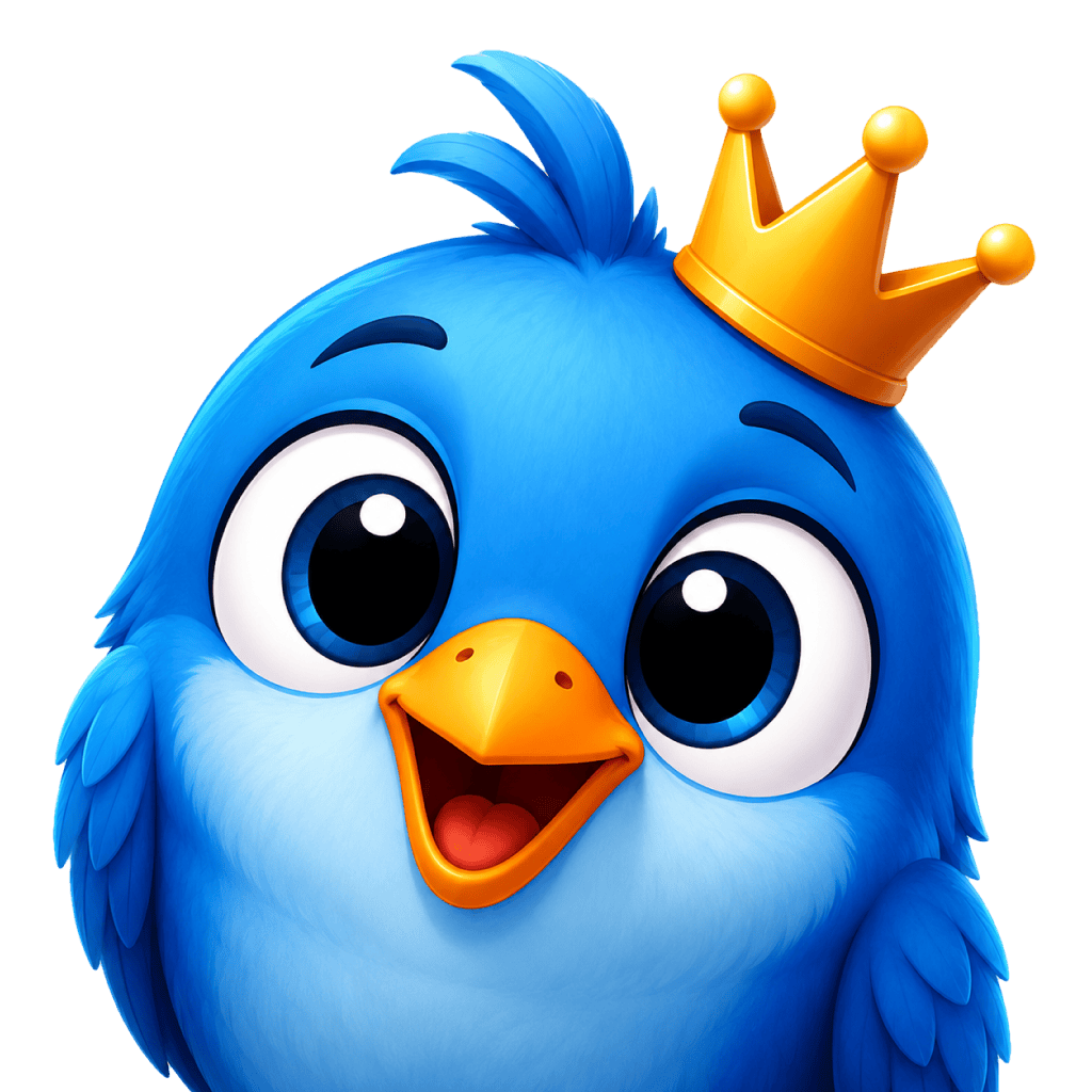 BirdBrainz app icon with a transparent background, for use on dark or colored editorial layouts.