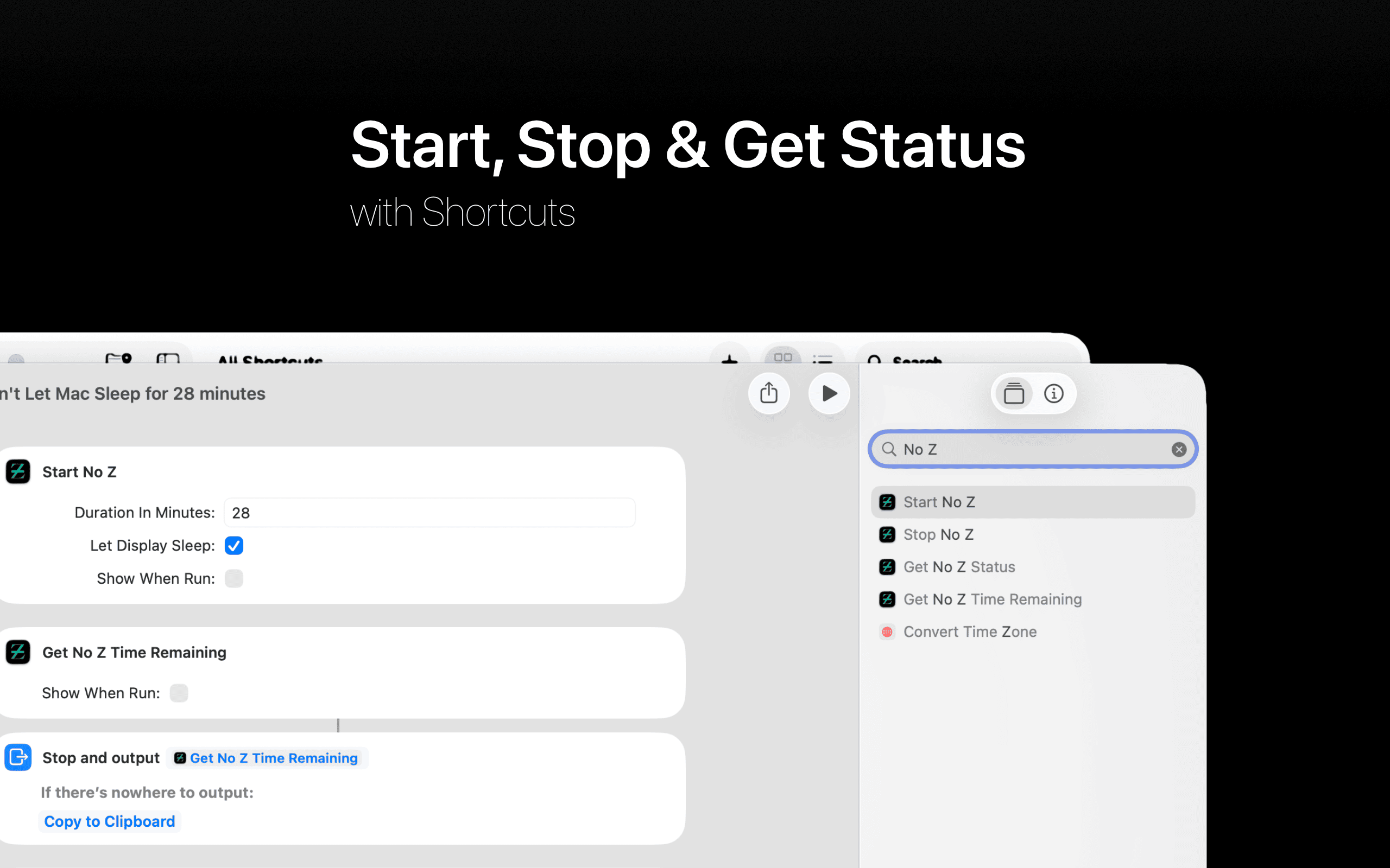 No Z settings and theme options